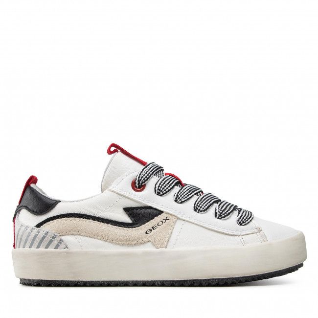 Sneakers Geox - J Alonisso B. B J252CB 08522 C0050 M White/Red