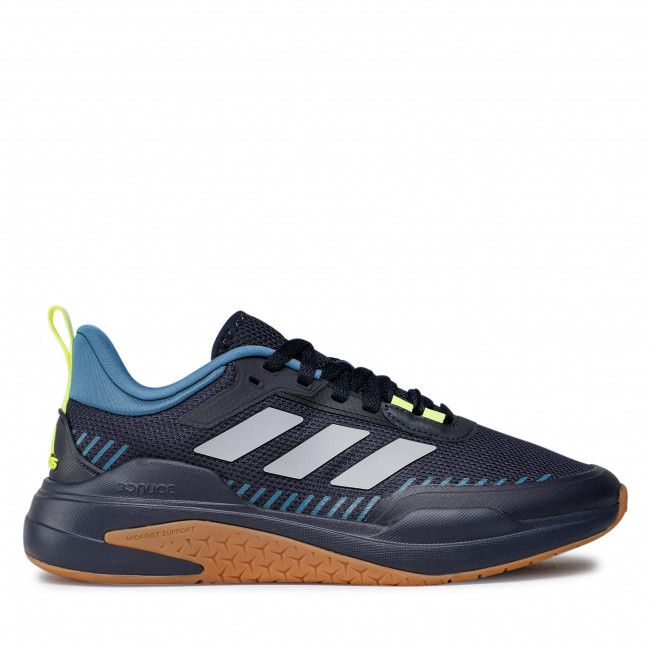 Scarpe adidas - Trainer V GX0732 Navy Blue/Silver/Fluorescent Yellow