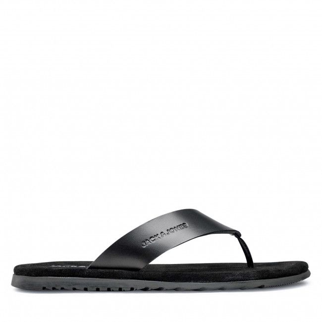 Infradito JACK&amp;JONES - Jfwperth Leather Sandal 12203638 Anthracite