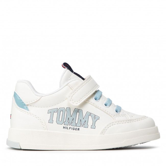 Sneakers Tommy Hilfiger - Low Cut Lace-Up T1A4-32140-1384X356 M White/Light Blue