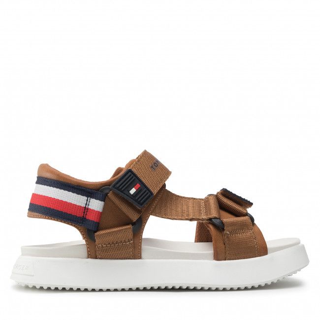 Sandali TOMMY HILFIGER - Velcro Sandal T3B2-32256-0208 S Tabacco 520