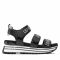 Sandali LIU JO - Maxi Wonder Printed Sandal 7 BA2145 TX121 Black/Ciment S1084