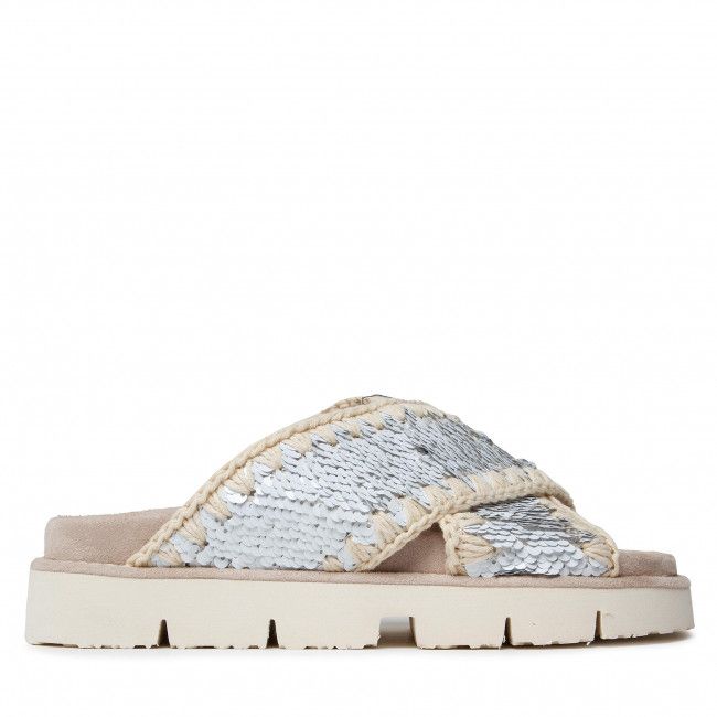 Ciabatte MOU - Criss Cross Bio Bio Sandal Plain SW461000G Whisil