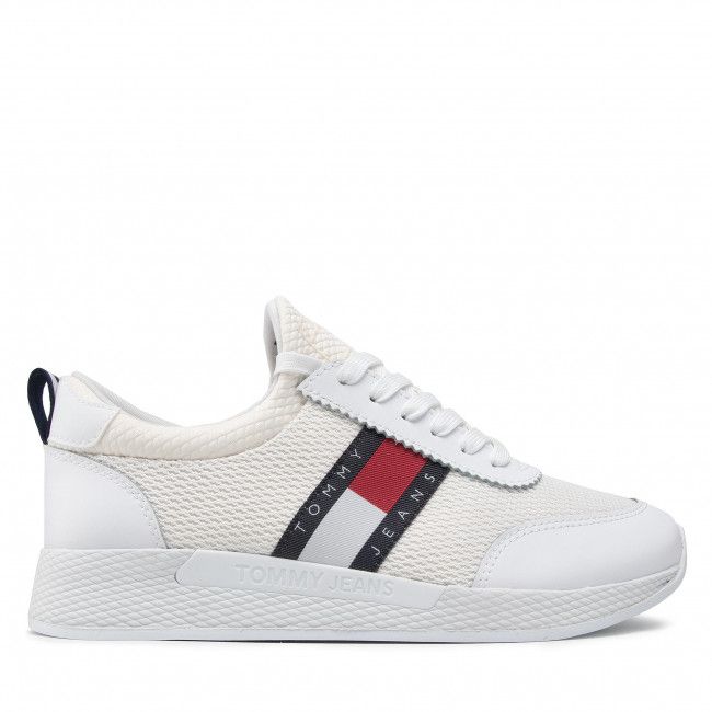 Sneakers TOMMY JEANS - Flexi Runner Wmn EN0EN01789 White YBR