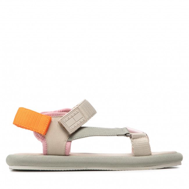 Sandali TOMMY JEANS - Sporty Sandal EN0EN01837 Faded Willow PMI