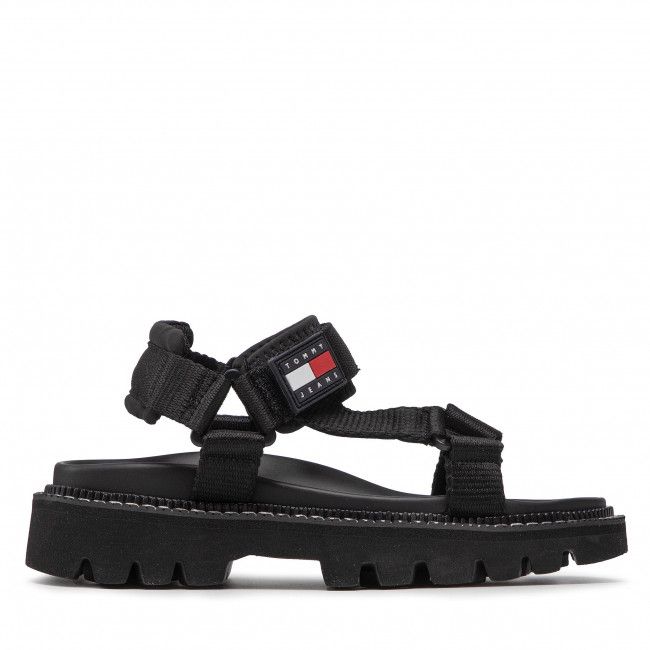 Sandali TOMMY JEANS - Chunky Sandal EN0EN01836 Black BDS