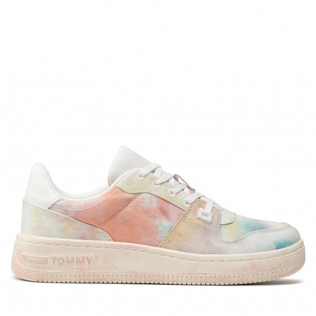 Sneakers TOMMY JEANS - Tie Dye Basket Wmn EN0EN01727 Island Punch