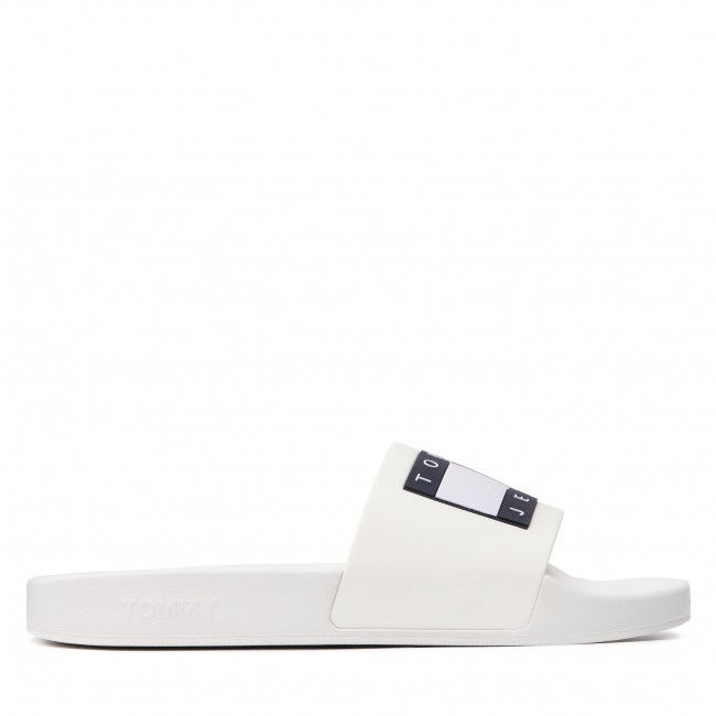 Ciabatte Tommy Jeans - Flag Pool Slide EM0EM01021 Ecru YBL