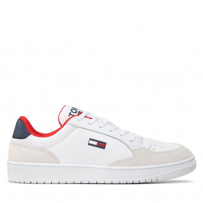Sneakers Tommy Jeans - City Textile Cupsole EM0EM00963 White YBR