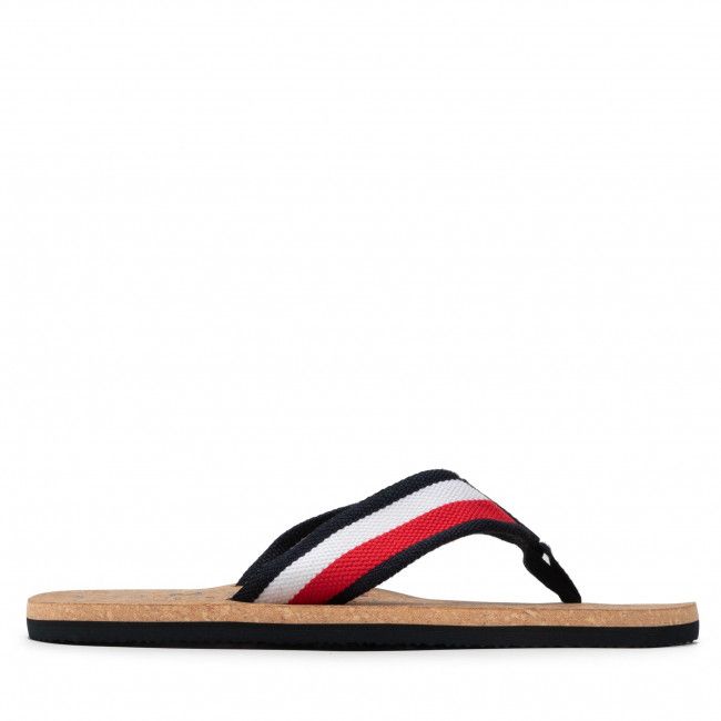 Infradito Tommy Hilfiger - Cork Beach Sandal FM0FM03986 Rwb 0GY