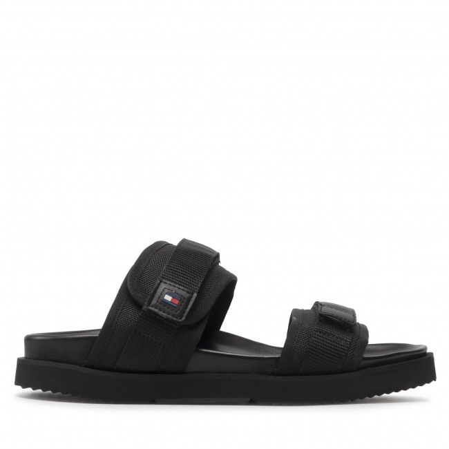 Ciabatte Tommy Hilfiger - Fashion Cleated Strappy Sandal FM0FM04118 Black BDS