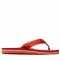 Infradito TOMMY HILFIGER - Shiny Webbing Beach Sandal FW0FW06419 Cinnabar Red XNG