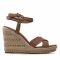 Espadrillas TOMMY HILFIGER - Feminine High Wegde Sandal FW0FW06238 Summer Cognac GU9