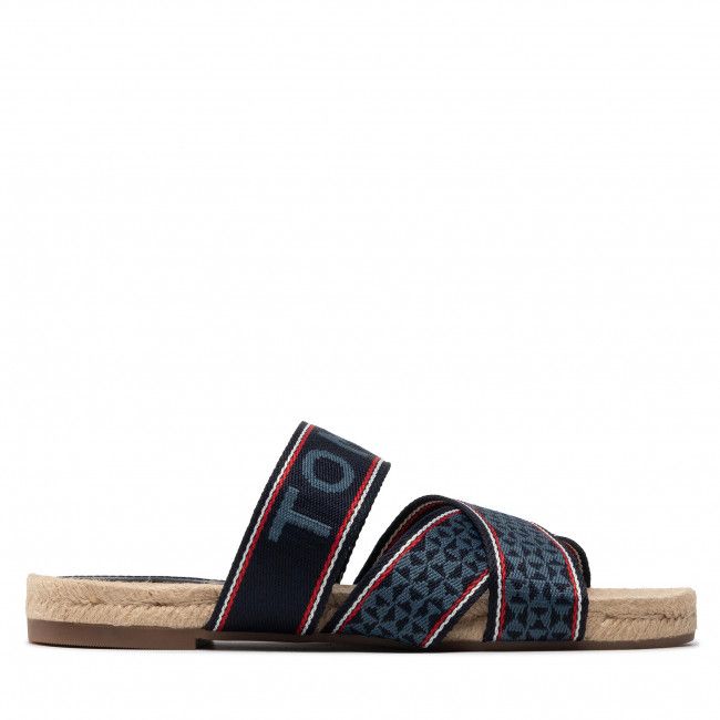 Espadrillas TOMMY HILFIGER - Webbing Flat Espadrille FW0FW06307 Desert Sky DW5