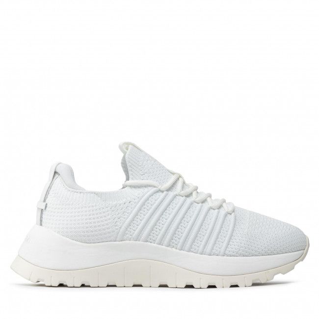 Sneakers CALVIN KLEIN - Knit Lace Up HW0HW00672 Ck White YAF
