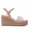 Espadrillas CALVIN KLEIN - Wedge Sndl 50 He HW0HW00689 Spring Rose TER