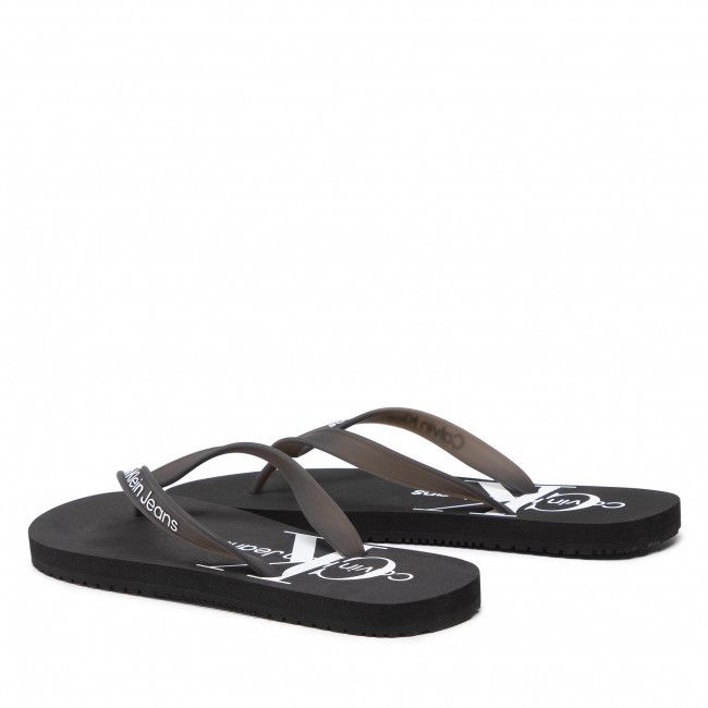 Infradito Calvin Klein Jeans - Beach Sandal Monogram Tpu YM0YM00055 Black 00X