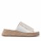 Espadrillas CALVIN KLEIN JEANS - Sporty Wedge Sandal Monogram YW0YW00566 Eggshell ACF