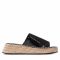 Espadrillas CALVIN KLEIN JEANS - Sporty Wedge Sandal Monogram YW0YW00566 Black BDS
