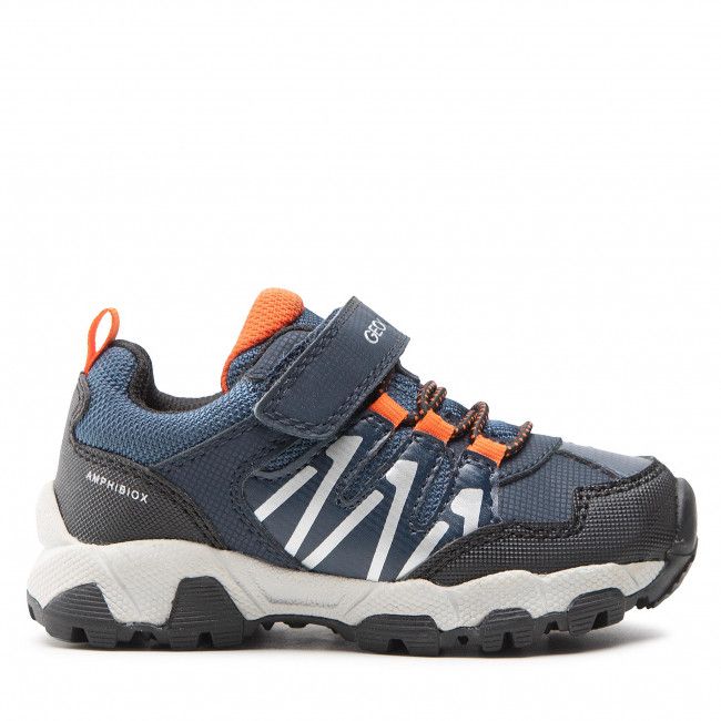 Sneakers GEOX - J Magnetar B.B Abx B J263ZB 0CEFU C0820 M Navy/Orange