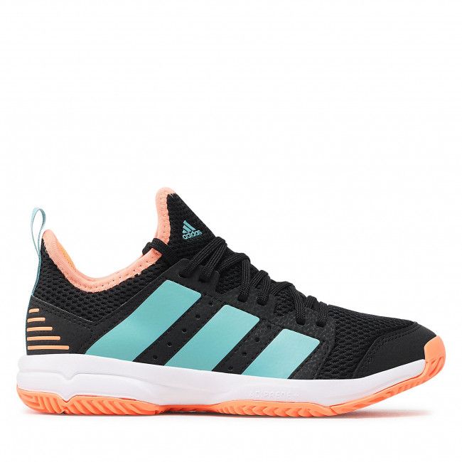 Buty adidas - Stabil Jr GX3761 Core Black/Core Black/Beam Orange