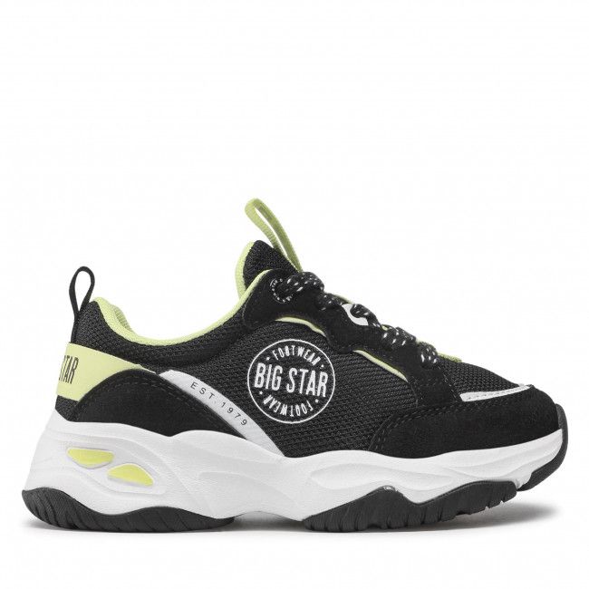 Sneakers BIG STAR - JJ374271 Black/Yellow