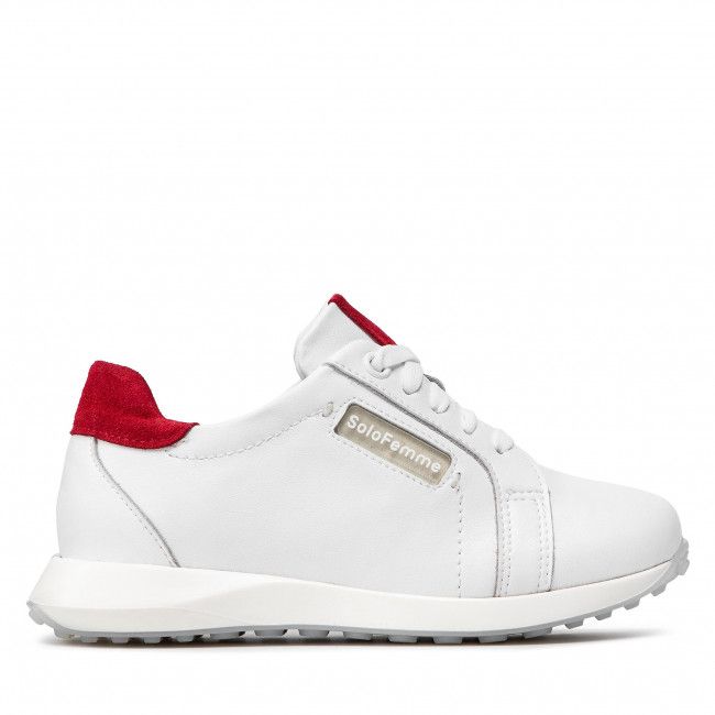 Sneakers SOLO FEMME - D0102-01-N01/I75-03-00 Biały/Czerwony