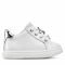 Sneakers PATRIZIA PEPE - JP102.30 Perlato Bianco/Argento