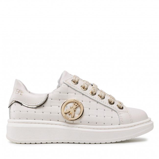 Sneakers PATRIZIA PEPE - PJ103.02 M Offwhite/Platino