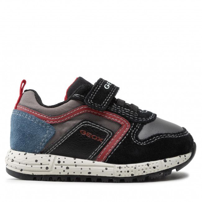 Sneakers Geox - B Alben B. C B043CC 022FU C0260 M Black/Dk Red