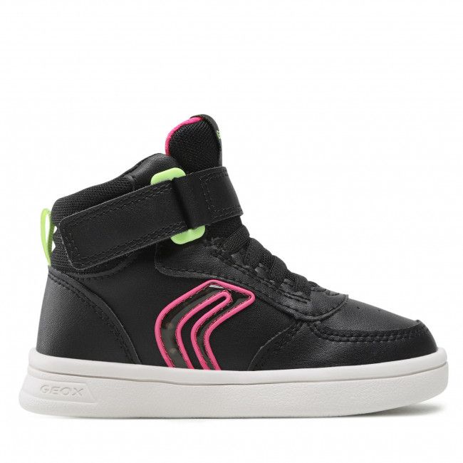 Sneakers GEOX - J Djrock G. C J264MC 0BCEW C9B8L M Black/Fluo Fuchsia