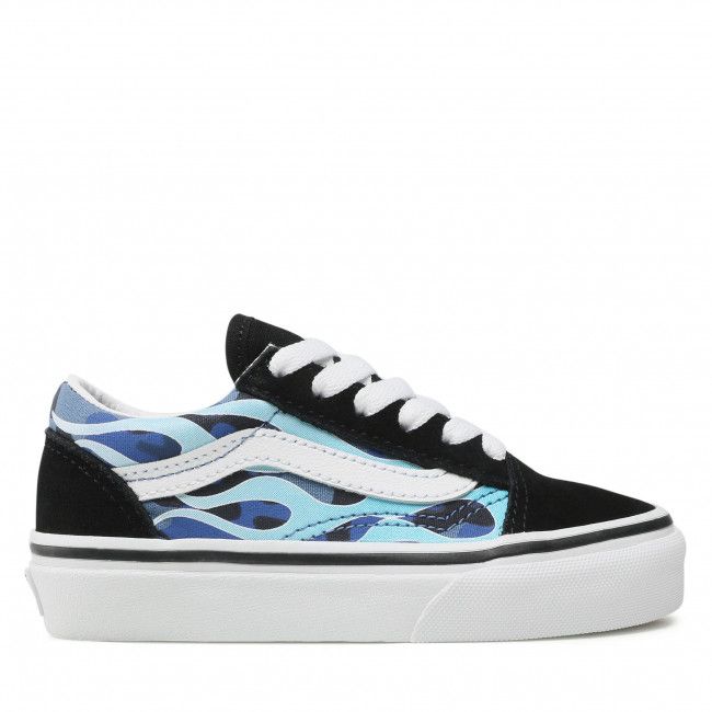 Scarpe sportive Vans - Old Skool VN0A7Q5FABW1 (Camo Flame) Blue/Ice Cam