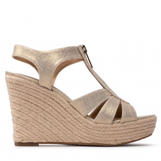 Espadrillas MICHAEL MICHAEL KORS - Berkley Wedge 40S9BRMS3D Pale Gold