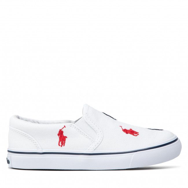 Scarpe sportive POLO RALPH LAUREN - Keanton Slip On RF103502 S White/Navy/Red