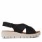 Sandali CLARKS - Un Karely Sun 261414484 Black Nubuck