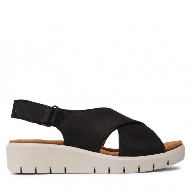 Sandali CLARKS - Un Karely Sun 261414484 Black Nubuck