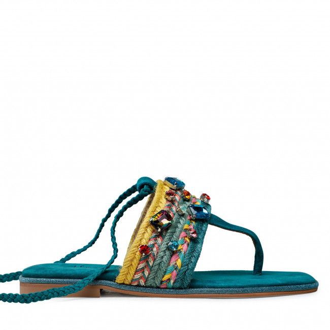 Sandali ALMA EN PENA - V22466 Suede Ocean