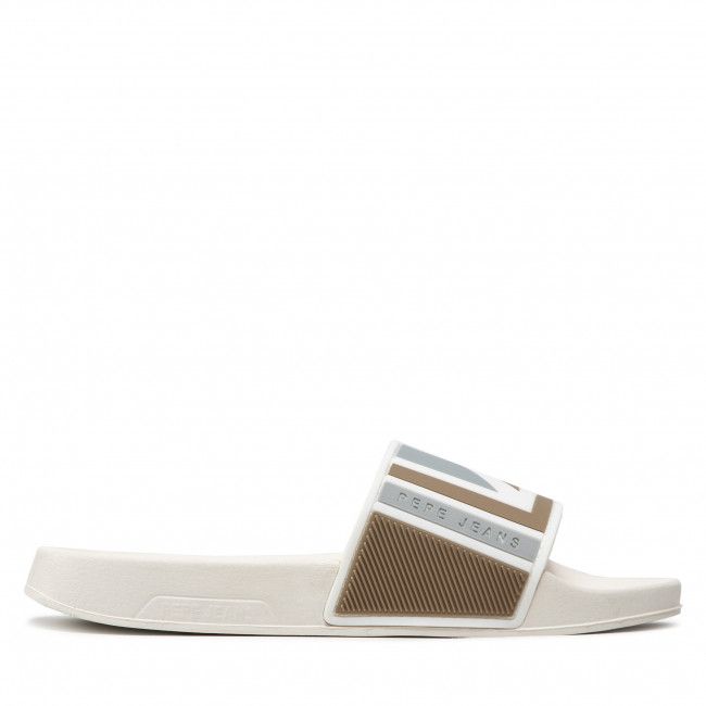 Ciabatte PEPE JEANS - Slider Flag PLS70109 White 800