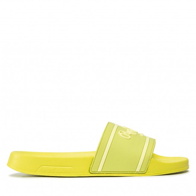 Ciabatte PEPE JEANS - Slider Logo Woman PLS70112 Acid Green 628