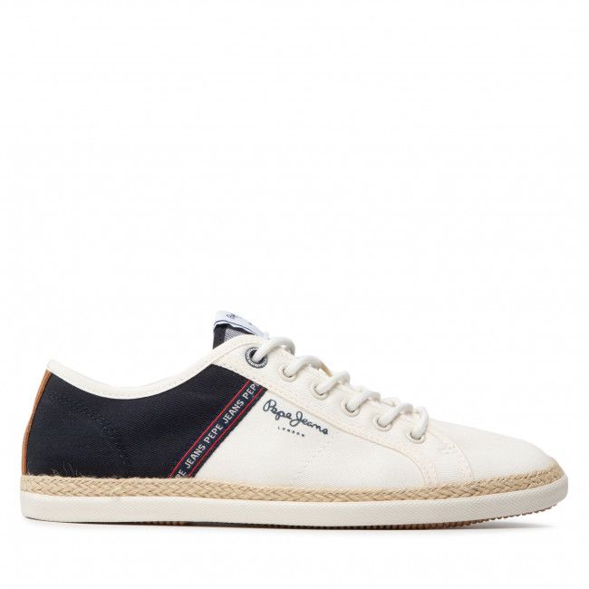 Espadrillas PEPE JEANS - Maui Tape Urban PMS10296 White 800