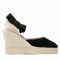 Espadrillas MANEBI - Wedge Valenciana K1.0 WV Black Soft Suede