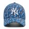 Cappellino New Era - All Over Camo New York Yankees 60222245 Blu scuro