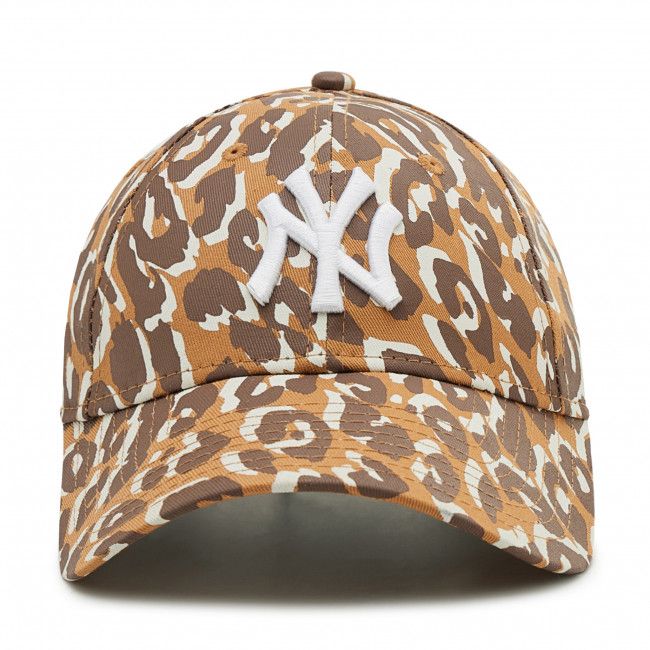 Cappellino New Era - New York Yankees Leopard Print 9Forty 60222377 Marrone