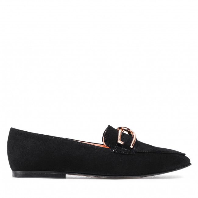 Loafers BALDACCINI - 1675500 Czarny Zamsz