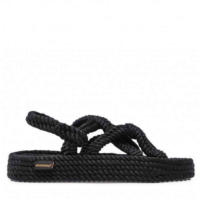 Sandali BOHONOMAD - Bodrum Platform Sandal BOD.0020.PRS Black