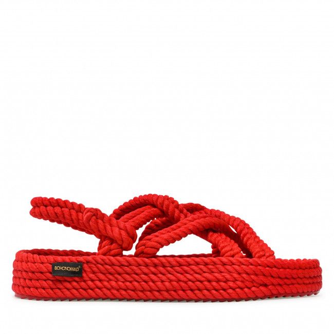 Sandali BOHONOMAD - Bodrum Platform Sandal BOD.0015.PRS Red