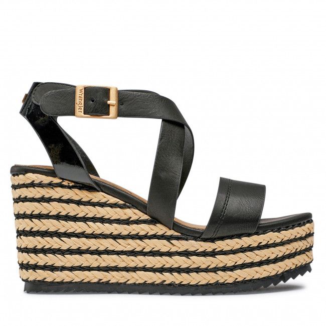 Espadrillas WRANGLER - Marbella Cross WL21640A Black 062