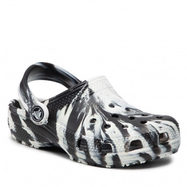 Ciabatte Crocs - Classic Marbled Clog 207464 Black/White