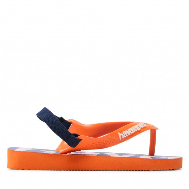 Sandali Havaianas - Baby Logomania 41457959797 Begonia Orange/B