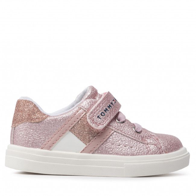 Sneakers Tommy Hilfiger - Low Cut Lace-Up/Velcro Sneaker T1A9-32298-1160 M Pink 302